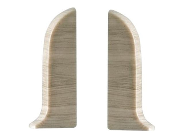 001 Угол для плинтуса  56  Дуб Арктика Торцевая пара  Salag, артикул УТ000075726