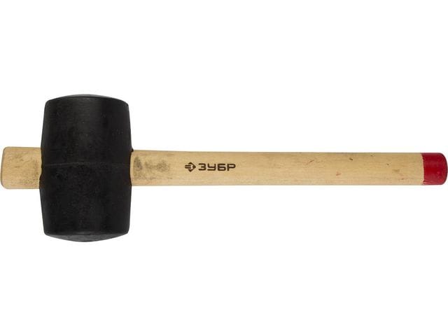 Киянка 0,9кг резиновая с деревянной ручкой, ЗУБР "МАСТЕР", артикул 2050-90_z01