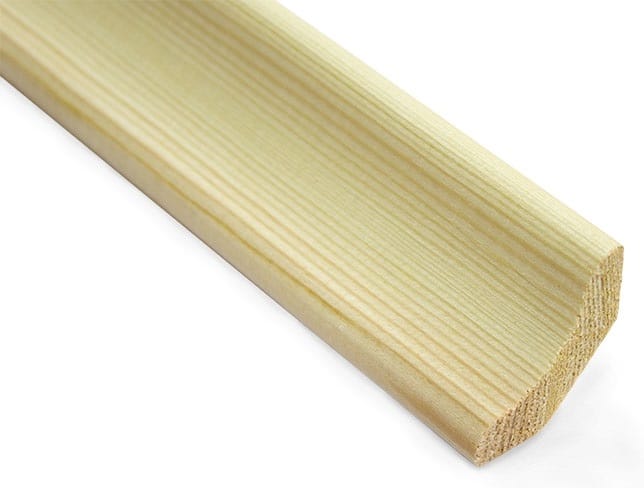 Плинтус гладкий 25х12х2500 1сорт г.Вологда, артикул УТ000061076