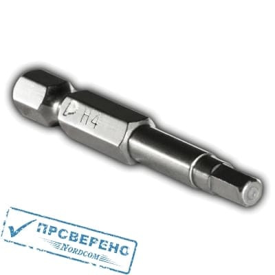 Вставка HEX  4*50 мм (2шт.блистер) Практика, артикул 21325