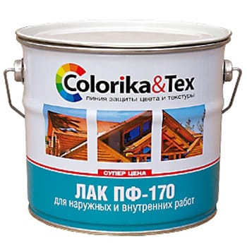 Лак ПФ-170 Colorika&Tex глянцевый 0,8кг, артикул УТ000004636
