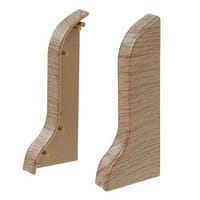 092 Угол для плинтуса  56  Дуб Серый   Заглушка Правая Salag(25шт), артикул УТ000045340