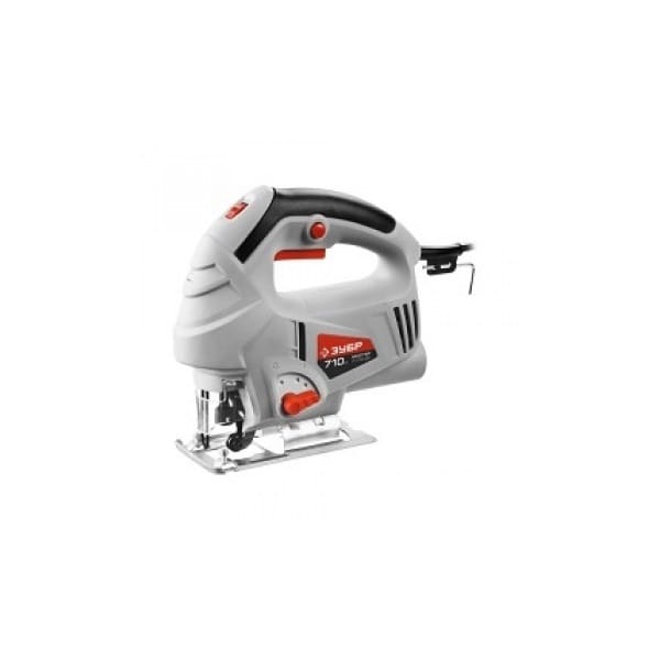 Лобзик, 710Вт, ход, 0–3000 ходов/мин, 3-х позиционный маятниковый, ст.10мм, дер 80мм, ЗУБР "МАСТЕР", артикул Л-710-80