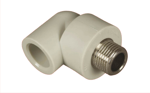 Уголок PPR комб наруж 20 х 1/2" серый, артикул УТ000044914