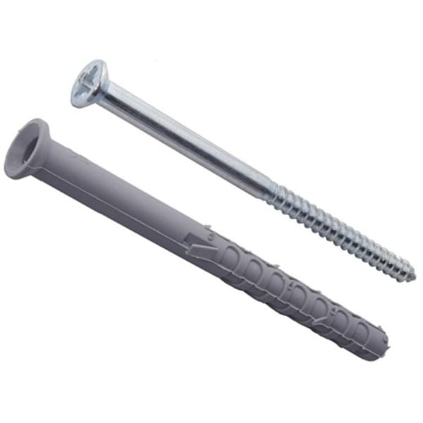 Дюбель с шурупом потай 8L*140, артикул 4797