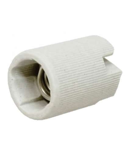 Патрон Е14 подвесной с проводом и клемн. колодкой Белый пластик, артикул 61352 LNH-P-F-WH