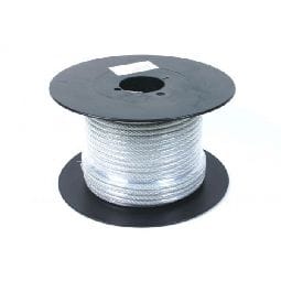 Трос в оплётке ПВХ 2 мм/3 мм (250 м +/- 3%), артикул DIN3055-2/3-250