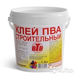 Клей ПВА ВТВ строительный 2кг, артикул УТ000044480