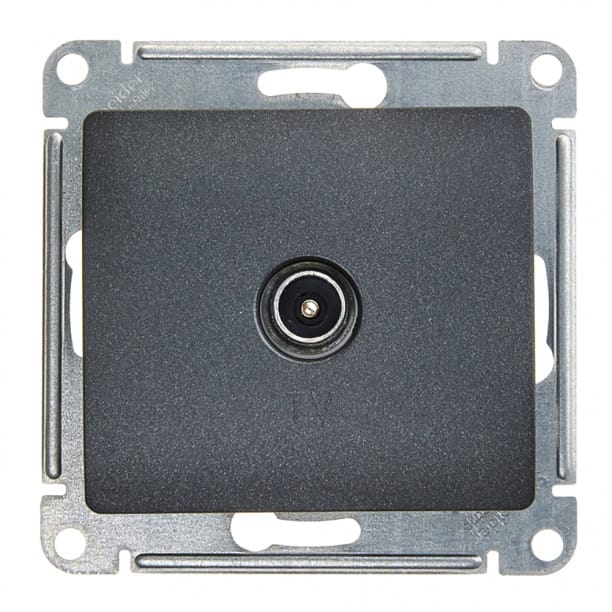 Розетка GLOSSA б/з в рамку бежевая, артикул GSL000241