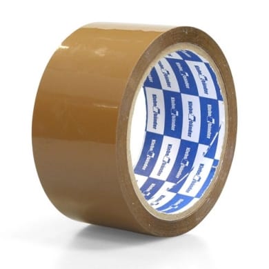 Скотч упаковочный 50мм коричневый Klebebander, артикул 123748