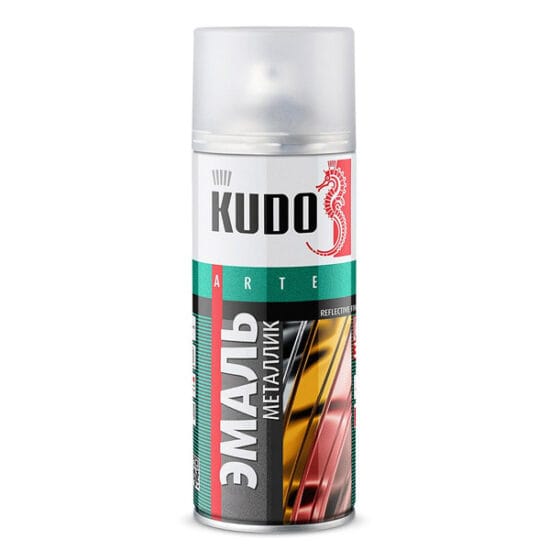 Краска аэрозольная KUDO Металлик Золото 520 мл, артикул 1028