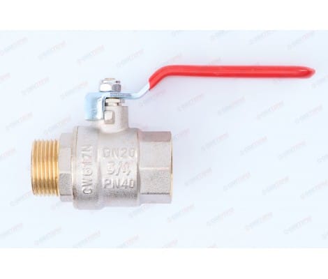 Кран шаровый VALTEC вн/нар 3/4 ручка, артикул 00-00000787