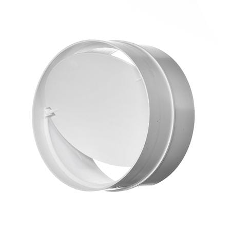 Соединитель круглых воздуховодов с обратным клапаном D100, артикул 17942