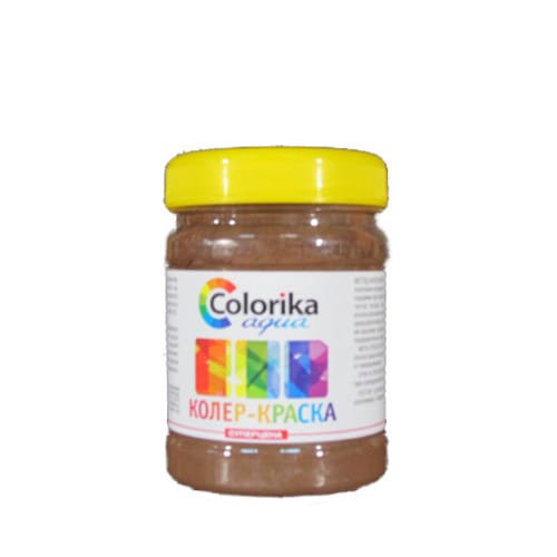 Колер-краска Colorika Aqua коричневая 0,3кг, артикул УТ000043410