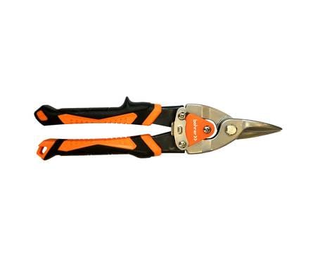 Ножницы по металлу Bohrer 250 мм CR-V (левые) (хол.сталь до 1,2 мм; нерж.сталь до 0,7 мм) двухкомпон, артикул 43511250