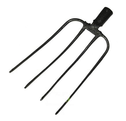 Вилы 4-х рогие навозные Люкс круглый зуб 320*230мм б/ч, артикул 7660707