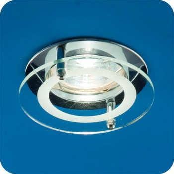 Светильник Quartz 51205 с накл.стеклом,круглый,хром MR16, артикул IT8056B