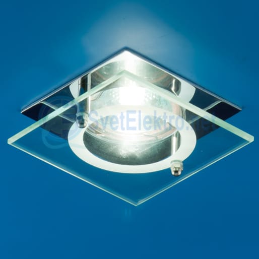 Светильник Quartz 51405 с накл.стеклом,квадратн.,хром MR16, артикул IT8062B