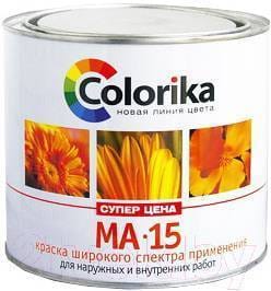 Эмаль МА-15 черная "Colorika" 2,1кг, артикул УТ000087338