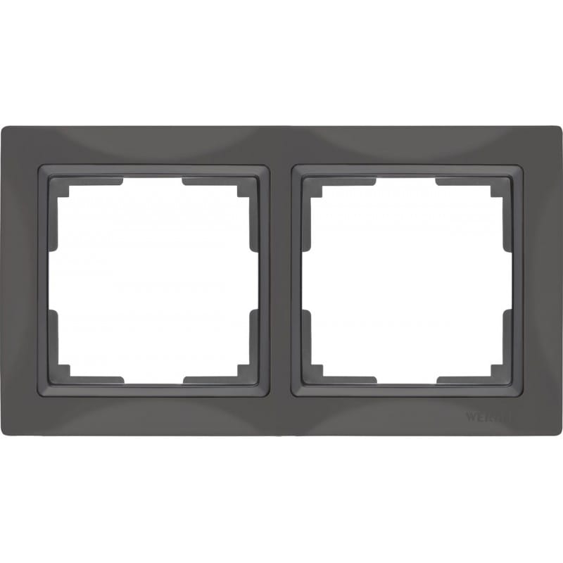 Рамка  2 Поста Универсальная Серо-коричневый Basic    Snabb Werkel, артикул УТ000047829