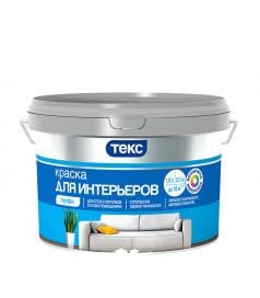 Краска ВД ТЕКС Профи интерьерная супербелая 4,5л (6,8кг.), артикул 04399