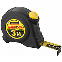 Рулетка  5,0мх19мм STAYER "MASTER" "AUTOLOCK", корпус с резиновым напылением, автостоп, артикул 2-34126-05-19