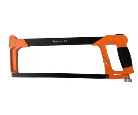 Ножовка по металлу Bohrer 300 мм (рег. натяжения, 2 положения полотна) обрезиненная рукоятка (в комп, артикул УТ000089073