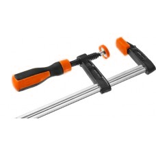 Струбцина Bohrer F-тип 250x50мм (двухкомпонентная рукоятка), артикул УТ000089088