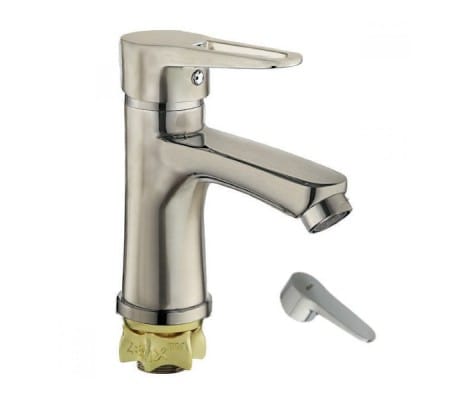 Смеситель ZERIX PUD1  045 нерж/сталь д/умывальника, артикул 99883