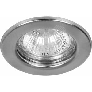 Светильник точечный ИВО-50w 12в G5.3 Серебро, артикул УТ000089709