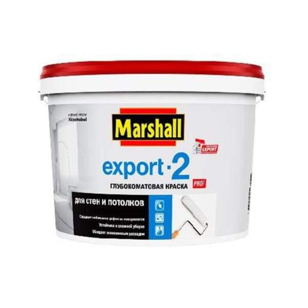 Краска ВД Marshall EXPORT 2 BW 2,5л., артикул 5183677