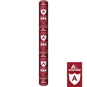 Мембрана Изоспан A гидроизоляционная, ветрозащитная, паропроницаемая (35м2), артикул УТ000069306