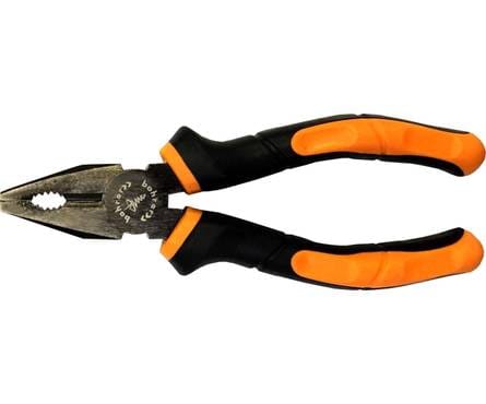 Пассатижи Bohrer Стандарт 200 мм универсальные (сталь 45, полированные) двухкомпонентная рукоятка, артикул УТ000089132