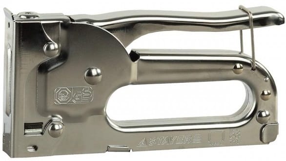 Степлер мебельный MosTek металлический 4-14мм тип 53 с регулировкой силы, артикул 5310414