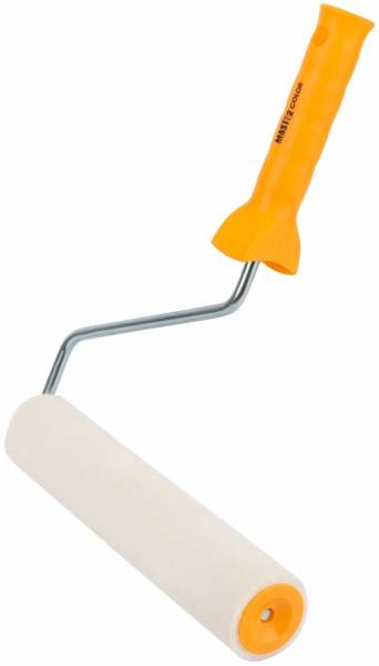 Валик, ядро 40 мм, 100% велюр, ворс 5 мм, 8 мм ручка, 250 мм, артикул 30-0851