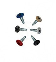 Саморез 4,2х25 (RAL9003) сигнальный белый с пресс-шайбой, сверло (200ф), артикул УТ000058785