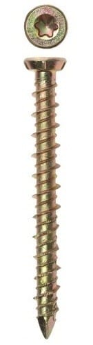 Шуруп по бетону М7,5х152 желтый цинк, артикул 8768 8774