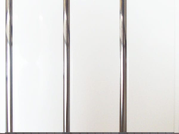 Панель ПВХ СПК (Орто) 3-х секционная Хром 3000х240х8 10шт/уп, артикул УТ000031185