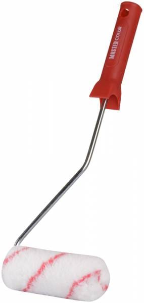 Валик, ядро 30 мм, полиакрил, ворс 11 мм, ручка 35 см, 100 мм, артикул 30-0990