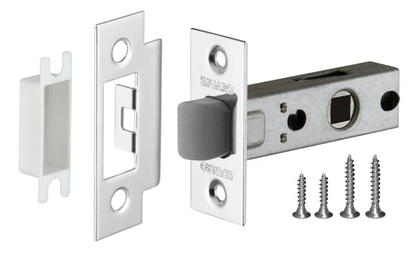 Защелка врезная PLAST P12-45-25-CP хром, артикул 33589