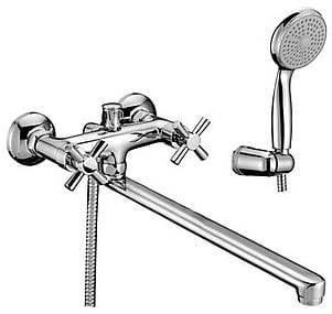 Смеситель для ванны с плоским изливом Lemark LM2201С, артикул LM2201С