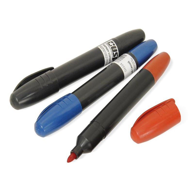 Маркер строительный перманентный красный, артикул 1600020