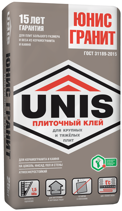 Клей ЮНИС UNIFLEX U-100 25кг (48), артикул 00495