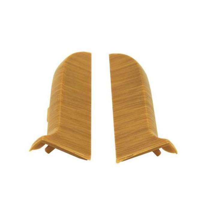 020 Угол для плинтуса  56  Дуб Вирджиния Торцевая пара Salag, артикул УТ000055292