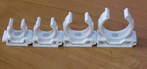 Крепеж-клипса для трубы 25мм, артикул 43526