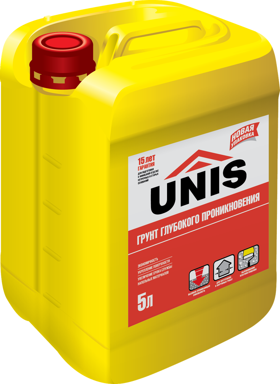 Грунт ЮНИС глубокого проникновения 5л (150), артикул УТ000019536