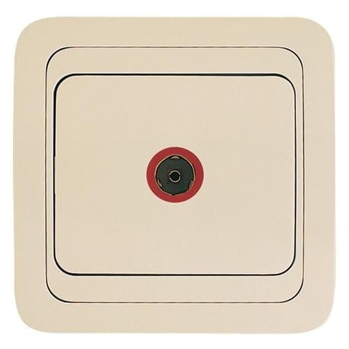 Розетка 1м с/з крем/крем Мимоза, артикул УТ000076689