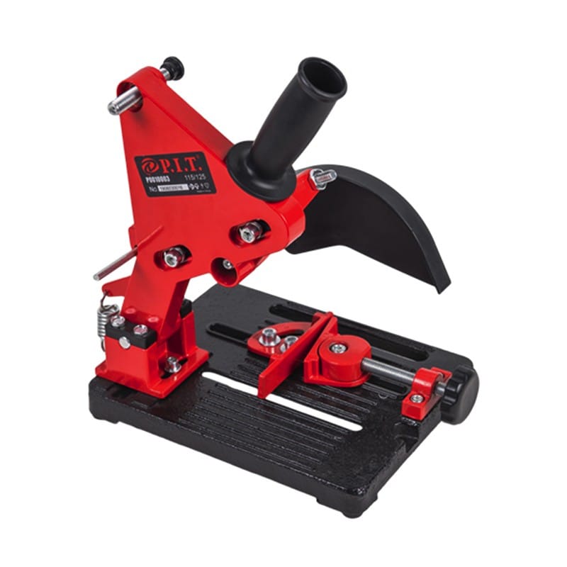 Стойка для УШМ P.I.T. P0010003, диаметр круга 115-125мм, угловые тиски 45 град, литое основание, артикул УТ000090443