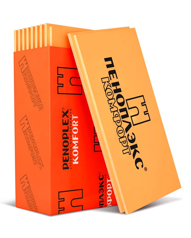 Пенополистирол ПЕНОПЛЭКС  КОМФОРТ (8ш\у)(1185*585*50мм)  (0,0347 м3, 0,693 м2) 1 плита, артикул УТ000091760