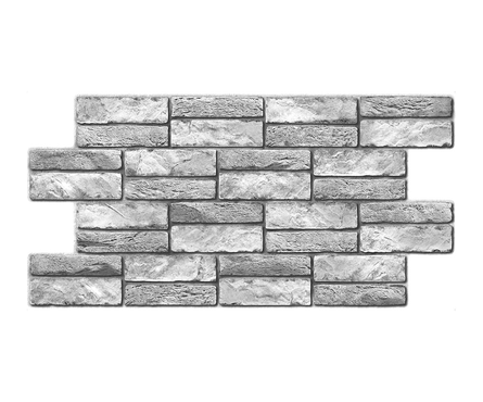 Панель ПВХ  Камень Экспанси  серый (955*476мм), артикул УТ000091576